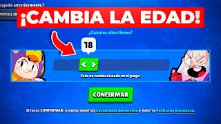 💥 Cómo CAMBIAR la EDAD en Brawl Stars 2024 🔄😱 ACTIVAR el CHAT 💬🎮 [upl. by Nnaycart]