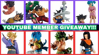 YOUTUBE MEMBER GIVEAWAY  August 2024  Dragon History MM Gogeta amp Broly BoS Trunks SEW A17 [upl. by Erme51]