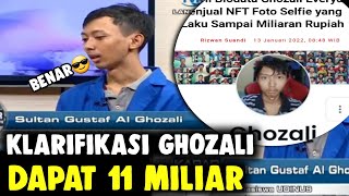 Ghozali Everyday Klarifikasi Buka Suara Dapat Miliaran Dari Hasil Jual Foto Selfie di NFT [upl. by Yerffoeg]