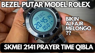 SKMEI 2141 PRAYER TIME MODEL ROLEX [upl. by Eanram765]