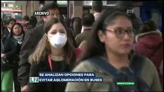 Se analizan opciones para evitar aglomeraciones en buses [upl. by Perzan42]