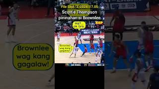 Scottie Thompson nagala Jaworski pininahan si Brownlee [upl. by Jasmina]