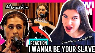 Måneskin  I Wanna Be Your Slave LIVE  REACTION [upl. by Vonnie]