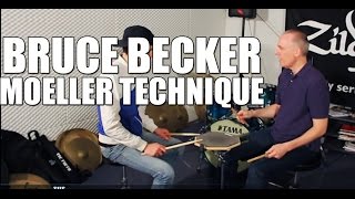 Bruce Becker  Moeller Technique drum lesson [upl. by Stover]