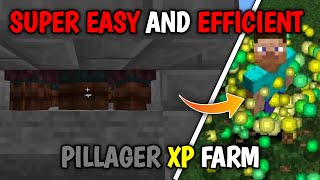 SUPER EASY AND EFFICIENT PILLAGER XP FARM  MINECRAFT JAVA EDITION PC X box  1204  TUTORIAL [upl. by Obaza759]