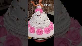 doll cake design doll cake recipe shorts viralvideos cakedecorating ideas short trending [upl. by Enaled]