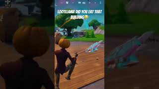 LootLlamaFN did you eat that building😭fortnitegamingviralclips [upl. by Wiersma]