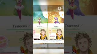 • TSAREENA Evolution of Bounsweet pokemon pokemongo bounsweet steenee tsareena shorts gamer [upl. by Denae49]