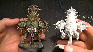 How to paint Foetid Bloat Drone No Airbrush [upl. by Nolat]