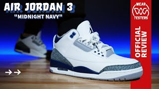 Air Jordan 3 Midnight Navy [upl. by Boor]