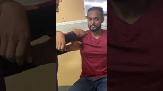 How to palpate axillary lymph nodes axillarylymphnodeexamination [upl. by Enirod]