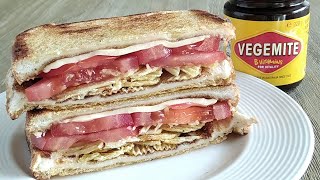 Vegemite Tomato Cheese Sandwich  Toasted Vegemite Sandwich [upl. by Iahk409]