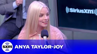 Anya TaylorJoy Jokes She Didnt Need to Improvise Feminine Rage in The Menu  SiriusXM [upl. by Laet]