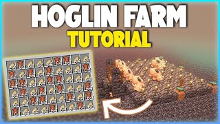 minecraft hoglin farm 116  119 [upl. by Andeee]