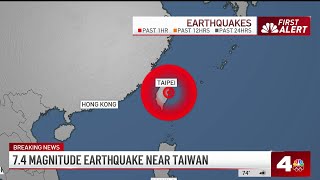 Dr Lucy Jones explains how big tsunamis can be from the Taiwan quake [upl. by Alvita]