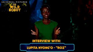 quotThe Wild Robotquot Interview with Lupita Nyong’o quotRozquot [upl. by Villada874]