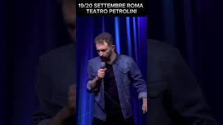 DISSIMULARE standupcomedy veganfriendly romacomicoff [upl. by Ayerim]