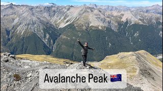 Avalanche Peak Arthur’s Pass National Park 26022024 [upl. by Huoh618]