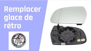 remplacer changer miroir ou glace de rétroviseur en 2 minutes  outside mirror removal [upl. by Pugh]