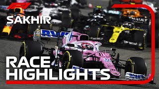 2020 Sakhir Grand Prix Race Highlights [upl. by Anneuq]