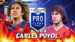 FIFA 22 Carles Puyol Pro Clubs Creation [upl. by Maggie348]