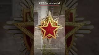 2023 Red Service Medal in Counter Strike 2 CS2 cs2 [upl. by Bathilda]