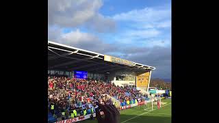 Shrewsbury vs Walsall Away fans fight each other [upl. by Wind177]