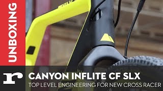 Canyon Inflite CF SLX  Top level engineering for new cross racer [upl. by Shepp]