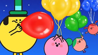 The Balloon Song 🎈  Learn Colors and Shapes  Red Yellow Green Blue  Nursery Rhymes amp Kids Songs [upl. by Henebry]