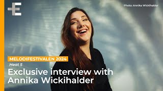 Annika Wickihalder on Light Melodifestivalen 2024 Eurovision amp Songwriting Exclusive Interview [upl. by Htidra]