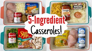 5INGREDIENT Super Quick amp EASY Casserole Dinner Recipes  Best Oven Baked Meals  Julia Pacheco [upl. by Aonehc]