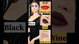 Lipstick according to dress color lipstick fashion beautytips [upl. by Eseekram232]