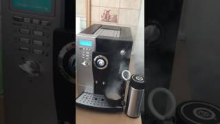 Air Tie Milk Bottle with UAC Q003 Fully Automatic Coffee Machine [upl. by Rozele]