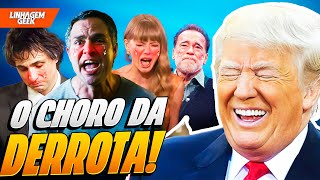 CELEBRIDADES CHORAM APÓS VITÓRIA DE TRUMP [upl. by Akitnahs954]