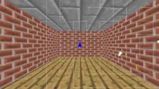 Windows 95 3D Maze Screensaver with Minecraft Textures [upl. by Naval]