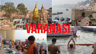 Varanasi काशी विश्वनाथ मंदिर वाराणसीKashi Vishwanath temple  Dashamegha ghat Ghats of Varanasi [upl. by Sirhc515]