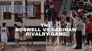 THIS RIVALRY GAME WENT BACK AND FORTH  Saginaw HS VS Boswell HS Game Highlights [upl. by Apoor]