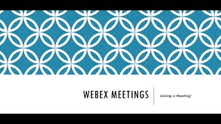 Webex Intro Video [upl. by River]