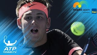 Sousa Herbert Donaldson win through to second round  Miami Open 2018 Highlights Day 1 [upl. by Ebehp]