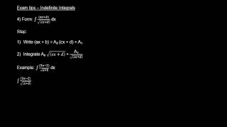 12th maths exam tips  4 indefiniteintegrals [upl. by Nylek]