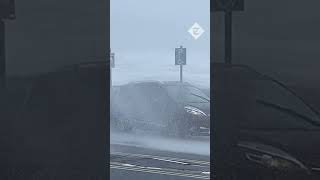 Storm Agnes makes landfall in Ireland [upl. by Aitnas]