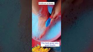 How to do pedicure 👣 at home DIY pedicure at home shorts pedicure beautytips trendinghacks [upl. by Anetta]