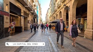 Casco antiguo de LOGROÑO  La capital del vino  Walking tour 4k [upl. by Sulamith]