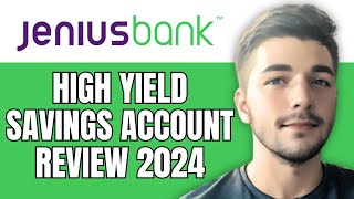 Jenius Bank High Yield Savings Account Review [upl. by Redmer]