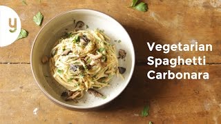 How to Make Vegetarian Carbonara  Yummy Ph [upl. by Merrilee]