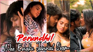 🔞Perundhil🚌nee enaku🥰 jannal oram😉romance💓lovers👩‍❤️‍💋‍👨Tamil💕Whatsapp stutas💗full screen [upl. by Anner363]