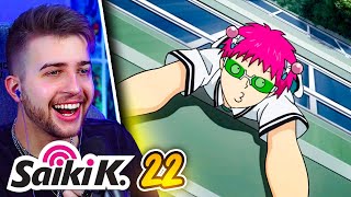 Saiki K Episode 22 REACTION  REVIEW [upl. by Bozuwa]