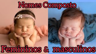 NOMES FEMININOS E MASCULINOS  NOMES COMPOSTO [upl. by Norvan]