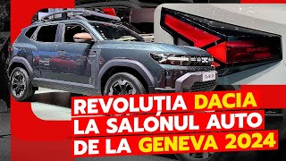 REVOLUȚIA Dacia Noul Duster Spring și Sandero în premieră la Salonul Auto de la Geneva 2024 [upl. by Eseilanna]