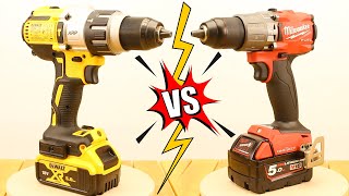 DeWalt or Milwaukee Who makes better drills DCD996 VS ONEPD2 18V Battle [upl. by Spohr614]